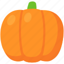 pumpkin, vegetable, halloween, food, cute, cartoon, orange