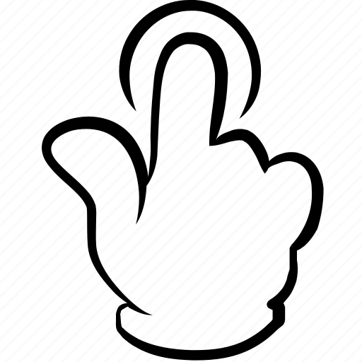 Finger, gesture, hand, interaction, interface, tap, touch icon - Download on Iconfinder