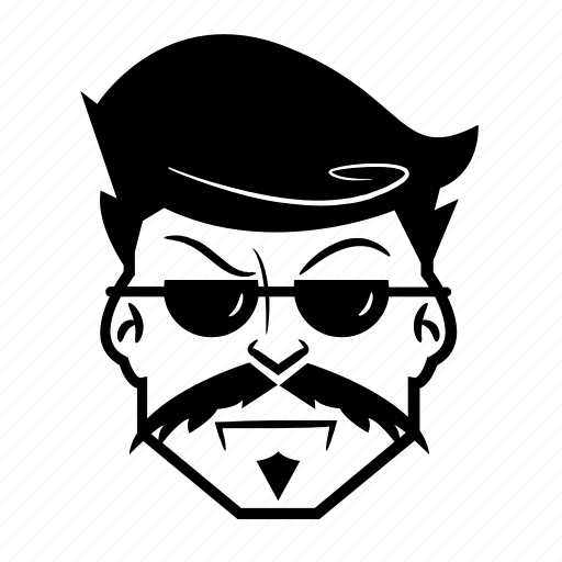 Artist, guy, hipster, mustache icon - Download on Iconfinder