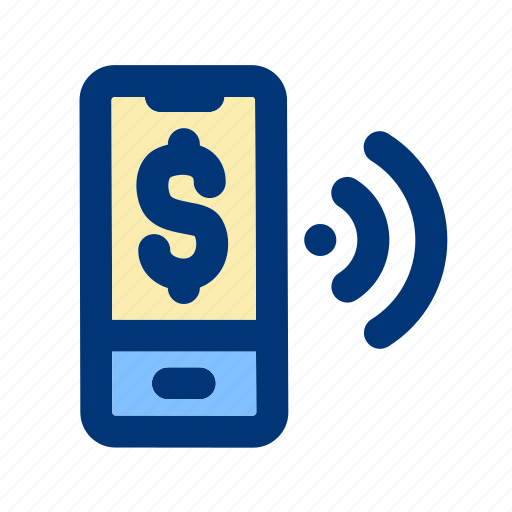 Phone payment, cashless, payment, money, cashless payment, fintech, digital wallet icon - Download on Iconfinder