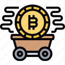 bitcoin, cryptocurrency, mining, trade, money