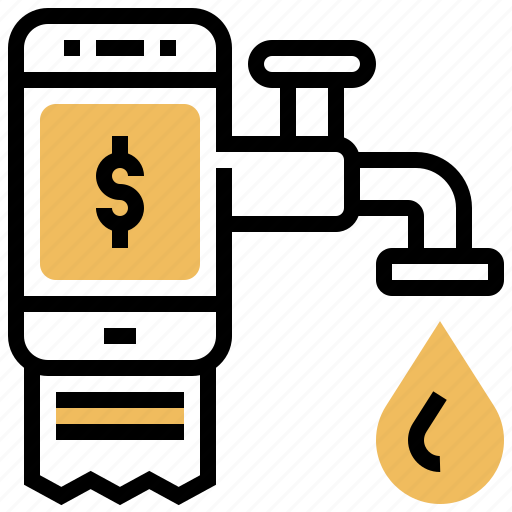 Bill, outlay, payment, utility, water icon - Download on Iconfinder