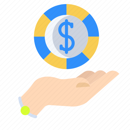 Hand, coin icon - Download on Iconfinder on Iconfinder