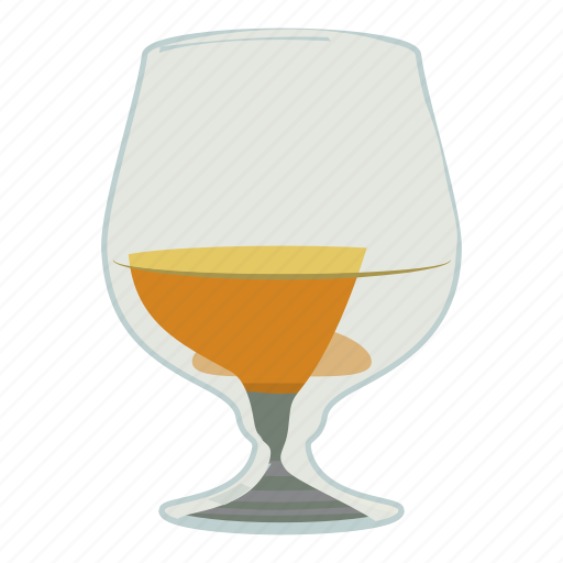 Alcohol, brandy, cartoon, glass, liquor, scotch, whiskey icon - Download on Iconfinder