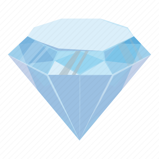 Cartoon, crystal, diamond, gem, jewelry, precious, treasure icon - Download on Iconfinder