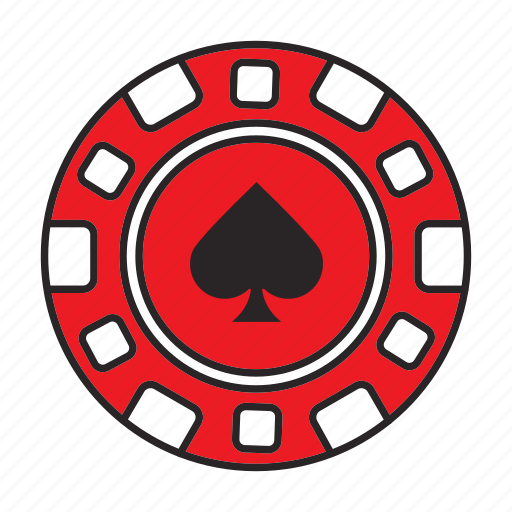 Blackjack, casino, chip, gambling, game, poker, spade icon - Download on Iconfinder