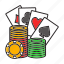blackjack, card, casino, chip, game, kare, poker 