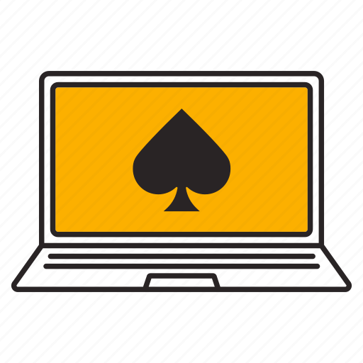 Bet, casino, gambling, game, laptop, online, play icon - Download on Iconfinder