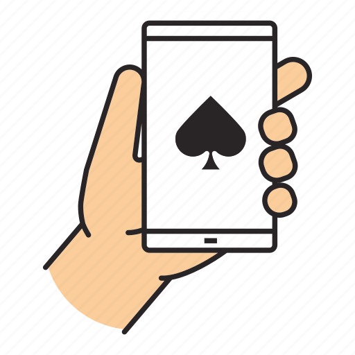 Casino, gambling, game, online, play, smartphone, spade icon - Download on Iconfinder