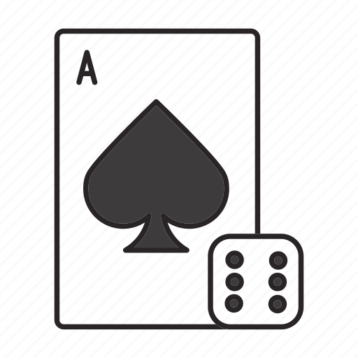 Ace, card, casino, dice, gambling, game, play icon - Download on Iconfinder