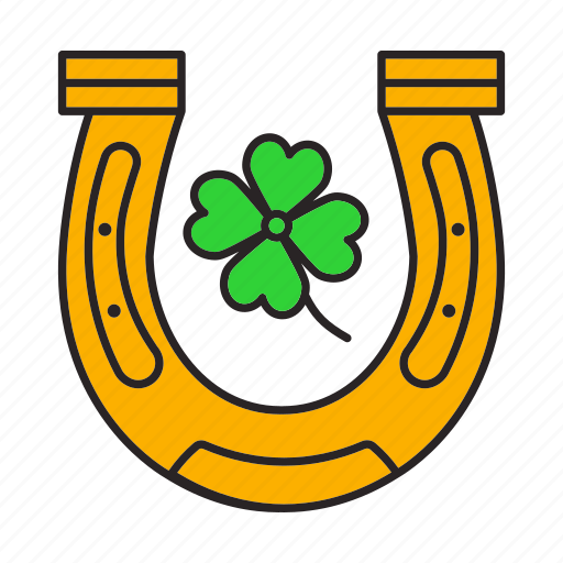 Chance, clover, fortune, four-leaf, horseshoe, luck icon - Download on Iconfinder