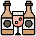 alcohol, beer, beverage, bottle, glass, wine