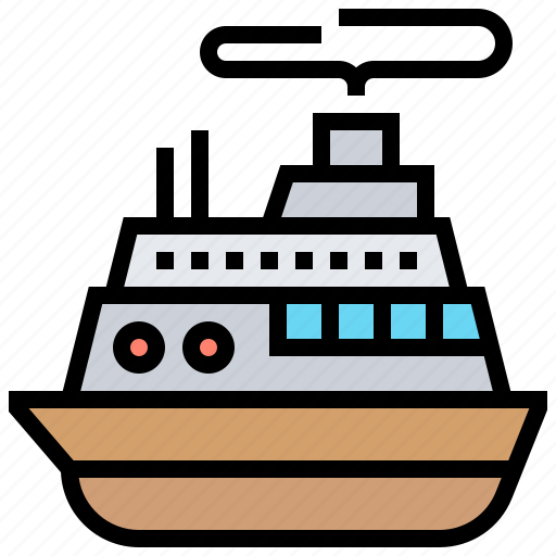 Cruise, luxury, ocean, ship, vacation icon - Download on Iconfinder