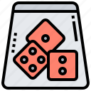 bet, dice, gambling, game, number