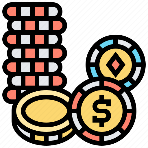 Casino, chips, money, stack, token icon - Download on Iconfinder