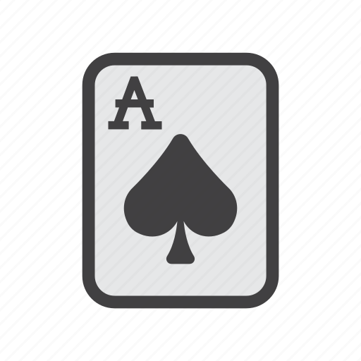 Ace, ace card, card, spade card, spades icon - Download on Iconfinder