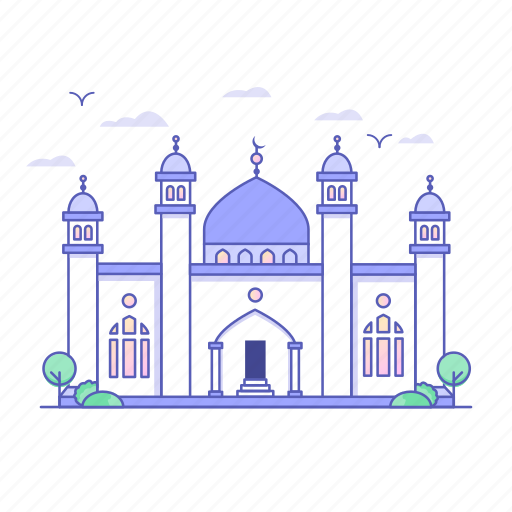 Architecture, buildings, islamic building, mosque, religious icon - Download on Iconfinder