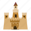 building, cartoon, castle, illustration, medieval, val97, vector 