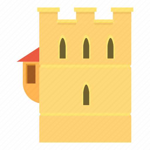 Building, cartoon, castle, fantasy, object, tale, tower icon - Download on Iconfinder