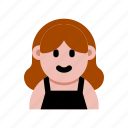 user, avatar, profile, girl, woman, long, hair