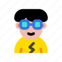 user, avatar, profile, man, geek, nerd, glasses
