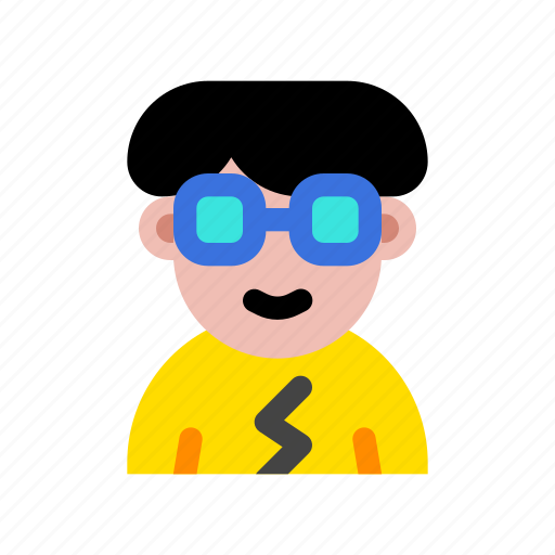 User, avatar, profile, man, geek, nerd, glasses icon - Download on Iconfinder