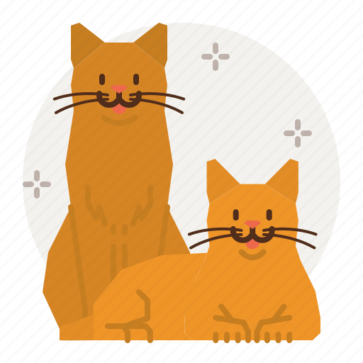 Cat, care, family, mate, couple, pair icon - Download on Iconfinder