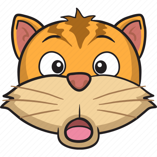 Cartoon, cat, emoji, emoticon, face, smiley icon - Download on Iconfinder