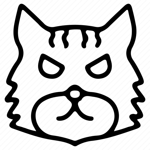 Cat, cute, devil, emoji, mad icon - Download on Iconfinder
