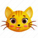 cat, face, emoji, emoticon, silly, tounge out, expression 