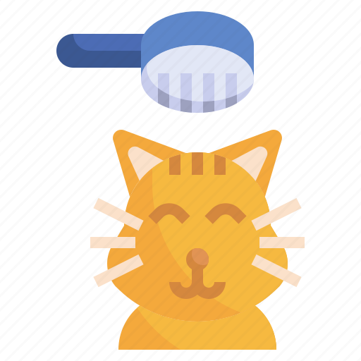 Brush, pet, grooming, beauty, salon, comb, cat icon - Download on Iconfinder