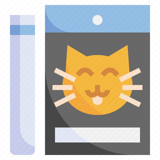 Cat, treat, food, restaurant, chewing, pet, animals icon - Download on Iconfinder