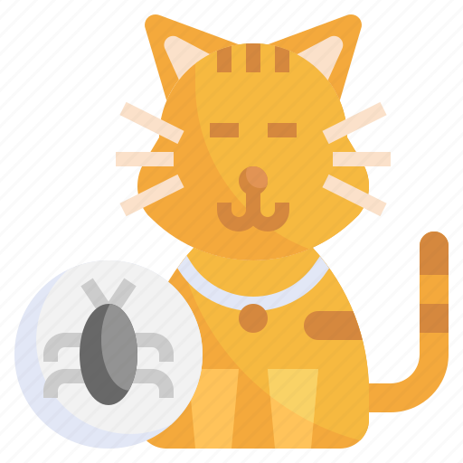 Flea, vet, bugs, magnifying, glass, search, animals icon - Download on Iconfinder