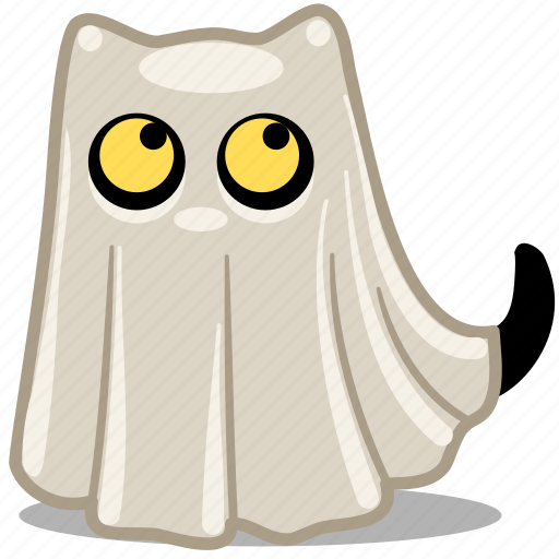 Cat, feline, ghost, halloween, pet icon - Download on Iconfinder
