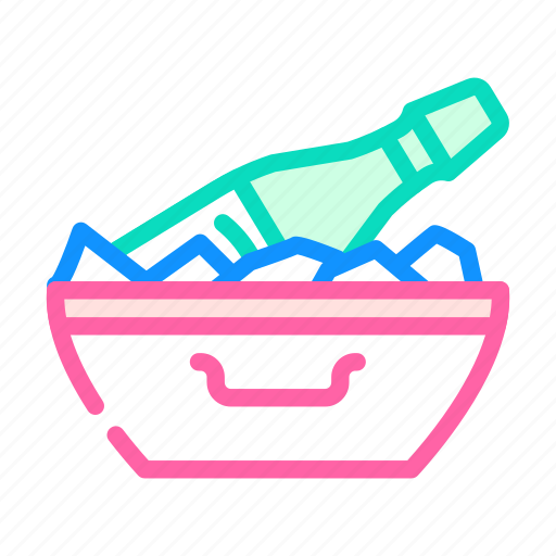 Champagne, alcoholic, drink, table, dish, plates icon - Download on Iconfinder