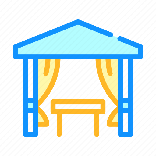 Tent, table, eating, dish, plates, drinks icon - Download on Iconfinder