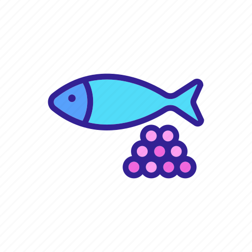 Abstract, animal, caviar, cooking, fish, river icon - Download on Iconfinder