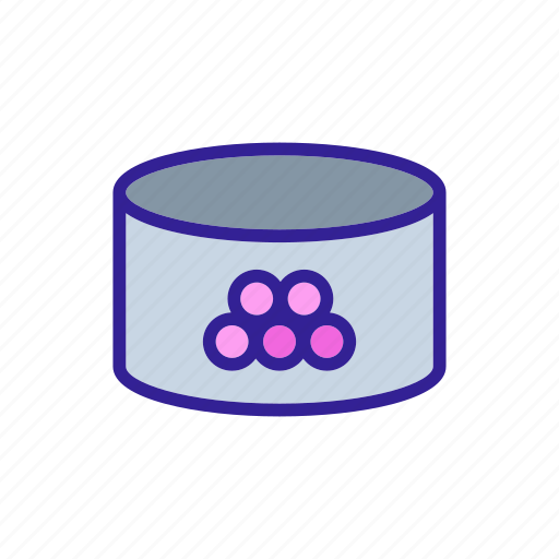 Appetizer, caviar, concept, contour, fish, food, seafood icon - Download on Iconfinder