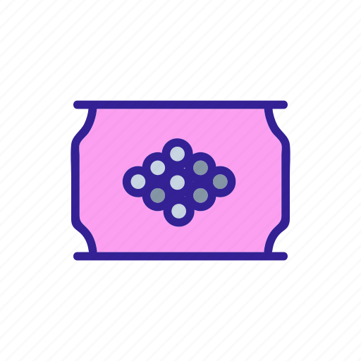 Appetizer, bottle, canned, caviar, concept icon - Download on Iconfinder