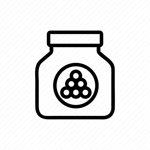 Appetizer, bottle, canned, caviar, concept icon - Download on Iconfinder