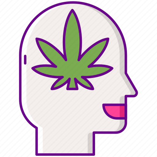 Addict, drug, marijuana, head icon - Download on Iconfinder