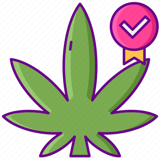 Cannabis, cbd, certified, marijuana icon - Download on Iconfinder
