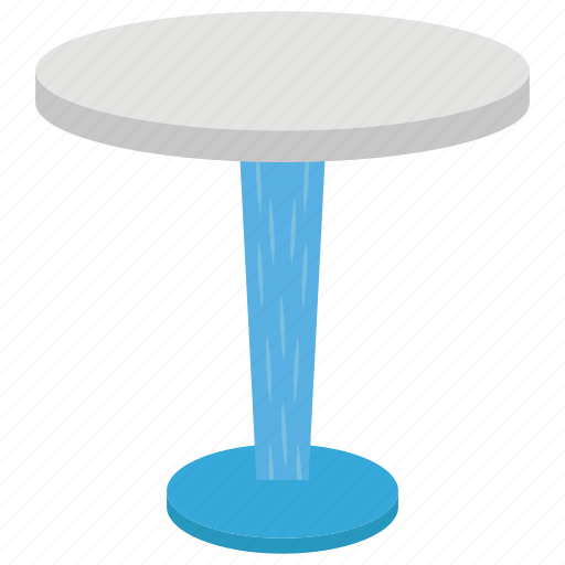 Dining table, fancy table, home furniture, round table, stylish table, top bar table icon - Download on Iconfinder