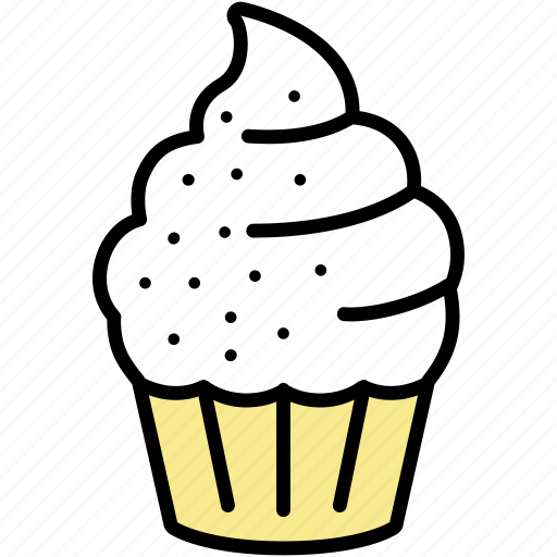 Muffin, birthday, cupcake, dessert, party, snack icon - Download on Iconfinder