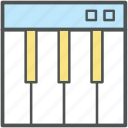 instrument, music, music keyboard, piano, piano keyboard, pianoforte, synthesizer