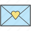 card, envelope, heart, letter, love, love letter, valentine, valentine day 