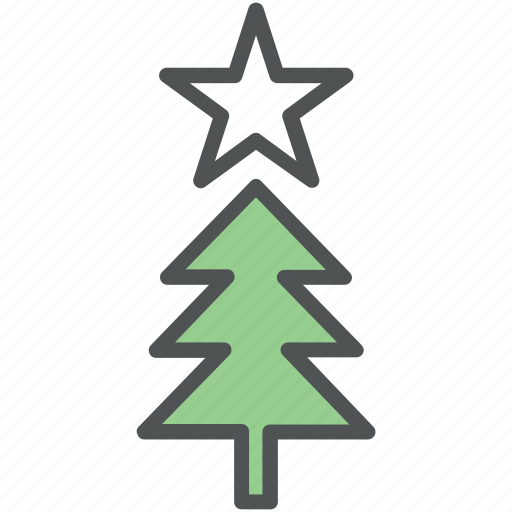Christmas tree, decorated, decoration, fir, fir tree, pine, xmas icon - Download on Iconfinder
