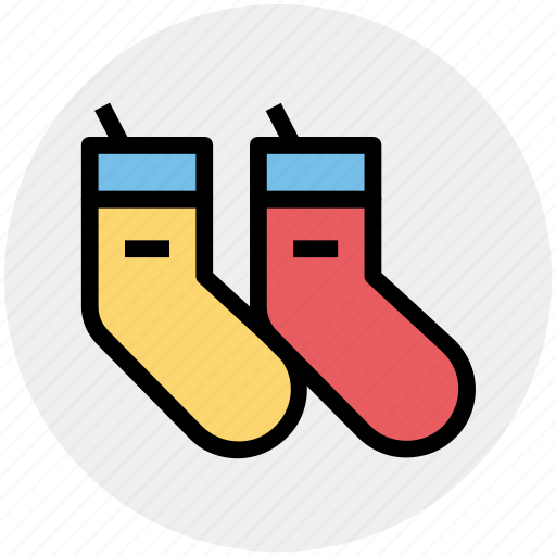 Baby socks, bike socks, clothes, socks, winter, woolen icon - Download on Iconfinder