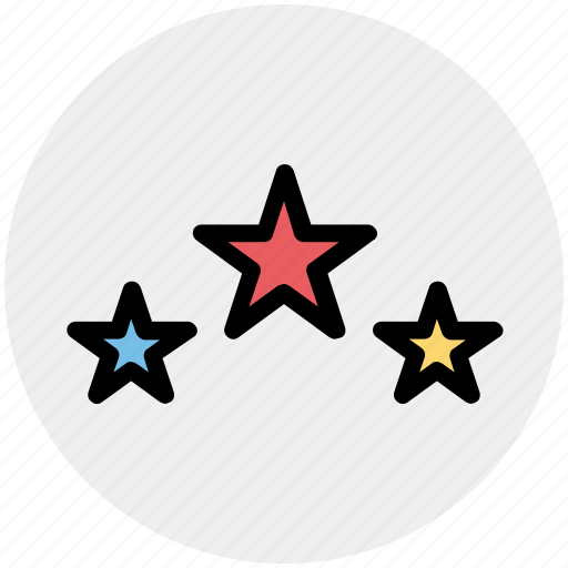 Badges, christmas, decoration, party, rating, stars, three star icon - Download on Iconfinder
