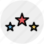 badges, christmas, decoration, party, rating, stars, three star 